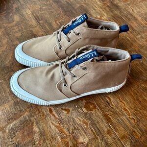 L.L. Bean Men's Beige High-Top Sneakers